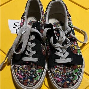 Nintendo Super Mario Kids Sneakers - Black and White
